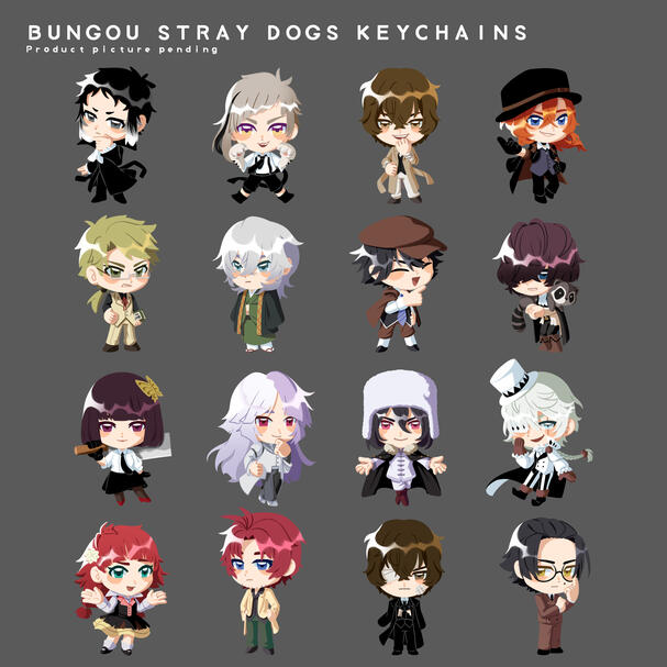 Bungo Stray Dogs Keychains