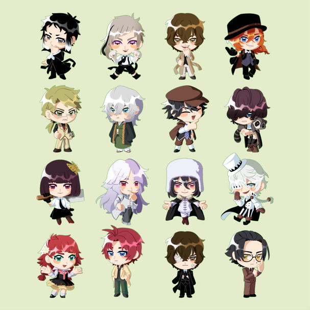 Bungo Stray Dogs Keychains