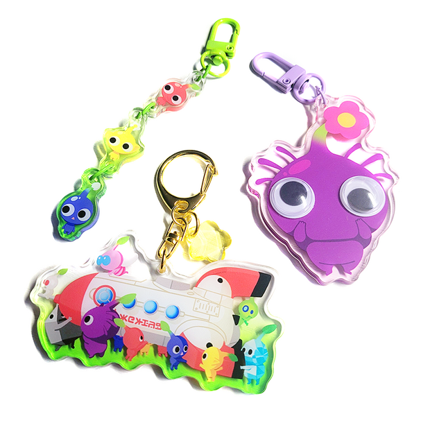 Pikmin Keychains