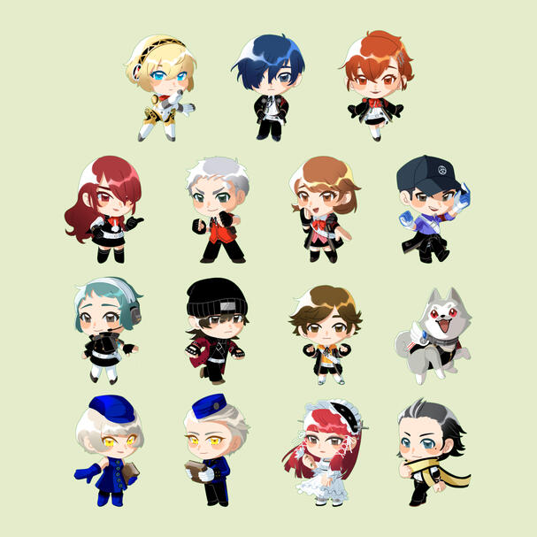 Persona 3 Keychains