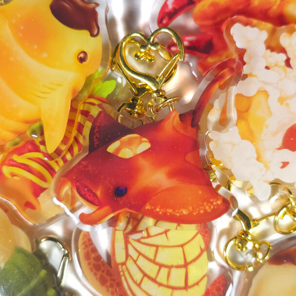 Food Animal Keychains