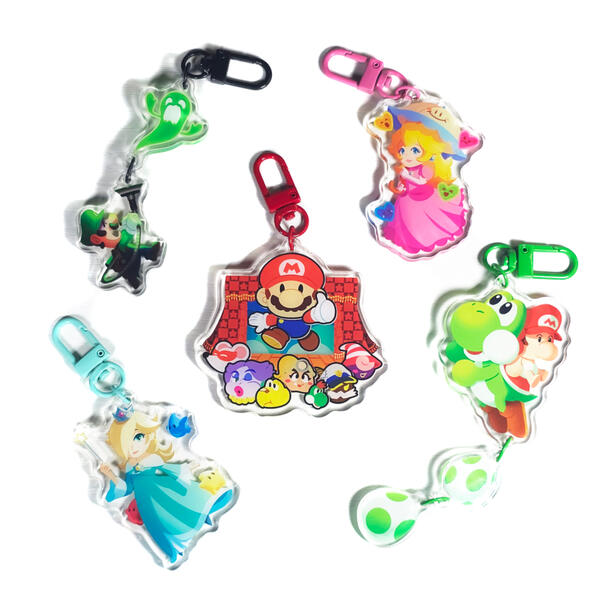 Mario Keychains