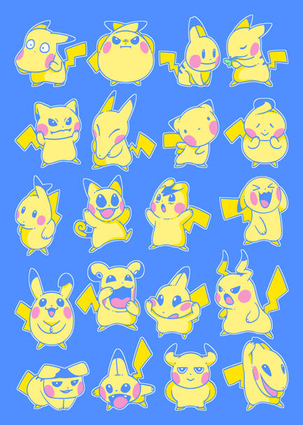 Pikachu Stickers