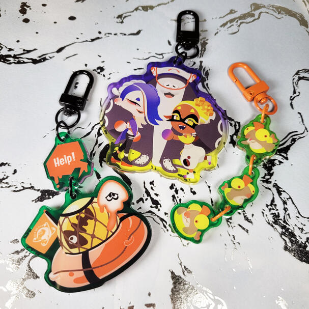 Splatoon Keychains