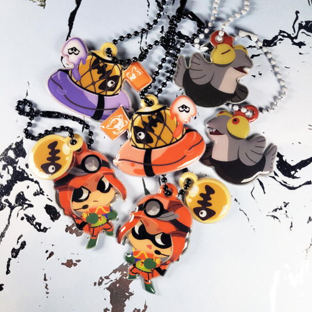 Splatoon Puffy Charms