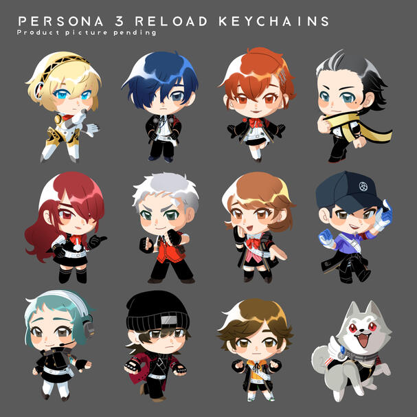 Persona 3 Keychains