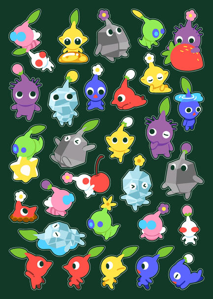 Pikmin Stickers