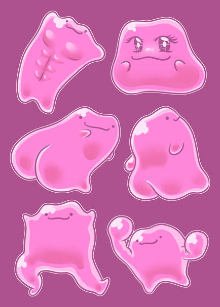 Ditto Stickers